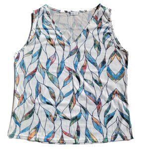 Jewel Tone Sleeveless Top (Sz XXL)